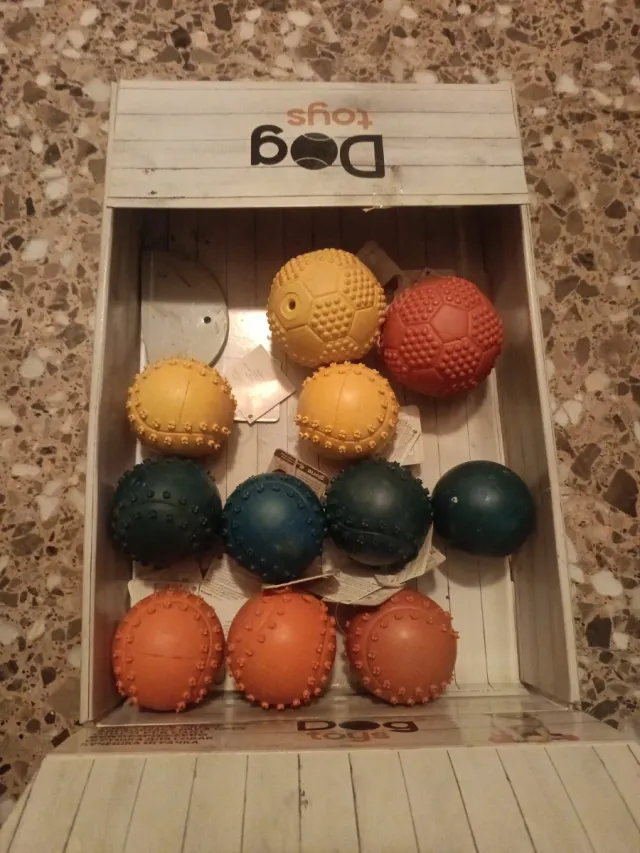 Pelotas de goma para perros