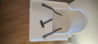 Trona blanca para bebé