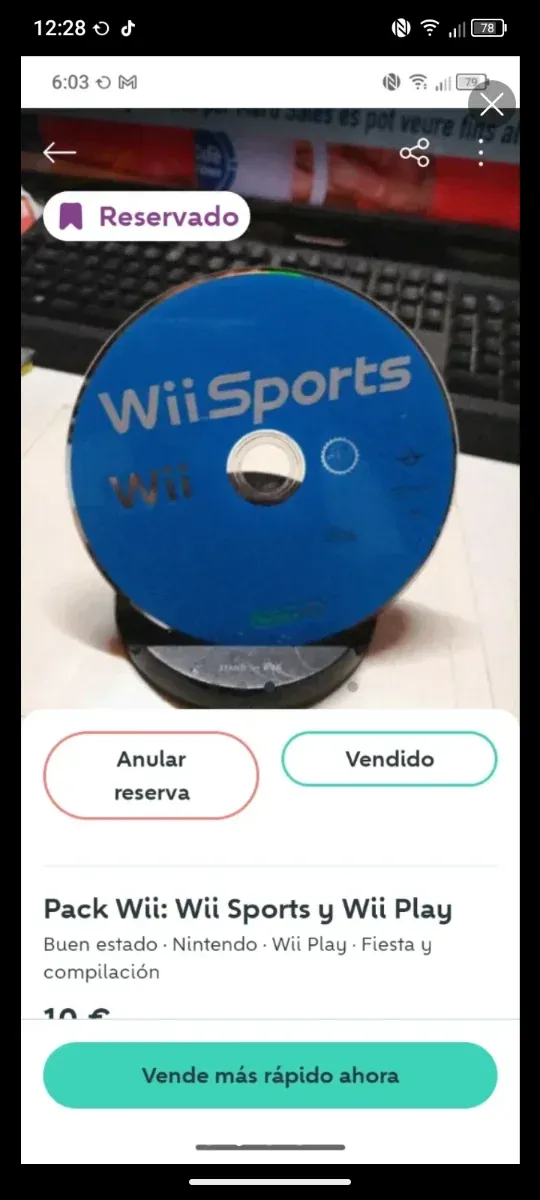 Juego Wii Sports Nintendo