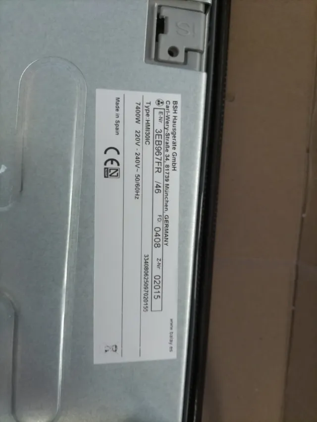 Placa de inducción Balay