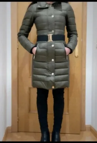 Parka Burberry Plumas Verde
