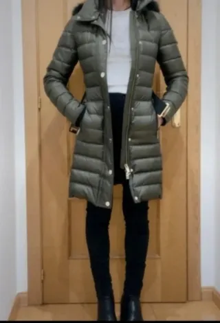 Parka Burberry Plumas Verde