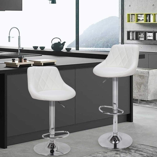 Set 2 Sgabelli da Bar Cucina Seduta e Schienale in