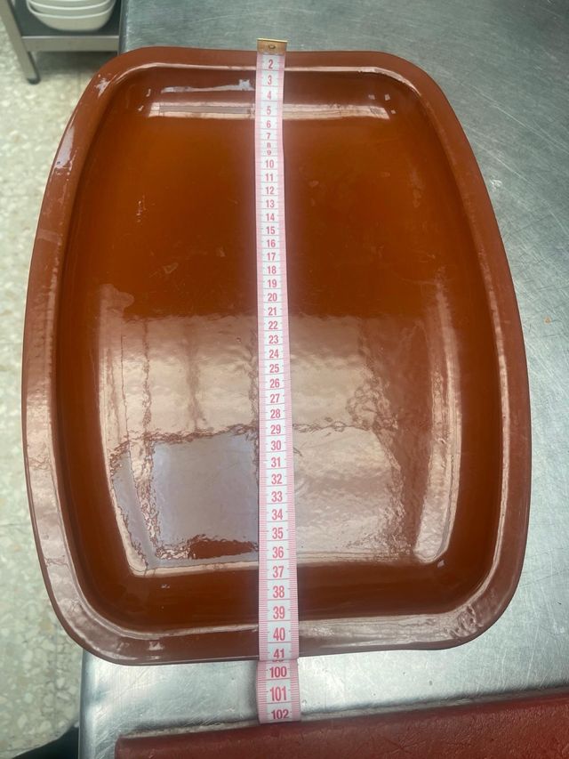 Fuente barro para carnes