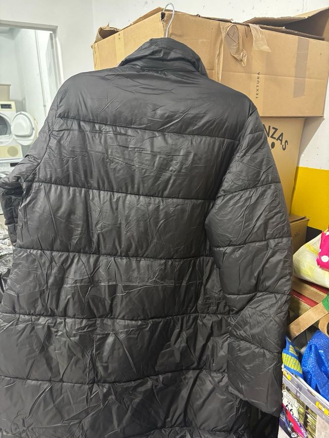 Abrigo largo negro Trucco