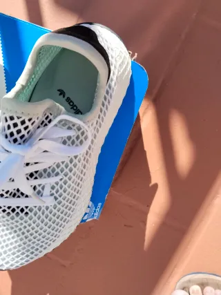 Adidas Botines Verdes y Blancos