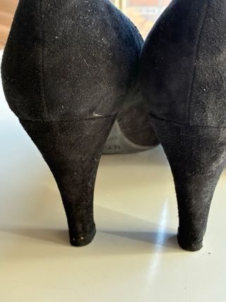 Zapatos de ante Unisa negros