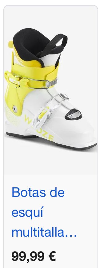 Equipo esquí niño/a completo