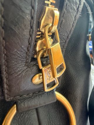 Bolso YSL Muse Cuero Marrón