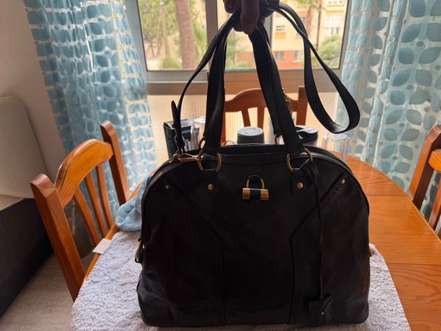 Bolso YSL Muse Cuero Marrón