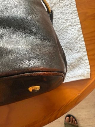 Bolso YSL Muse Cuero Marrón