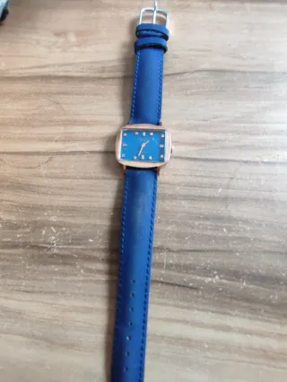 Reloj Breil de cuerda azul vintage