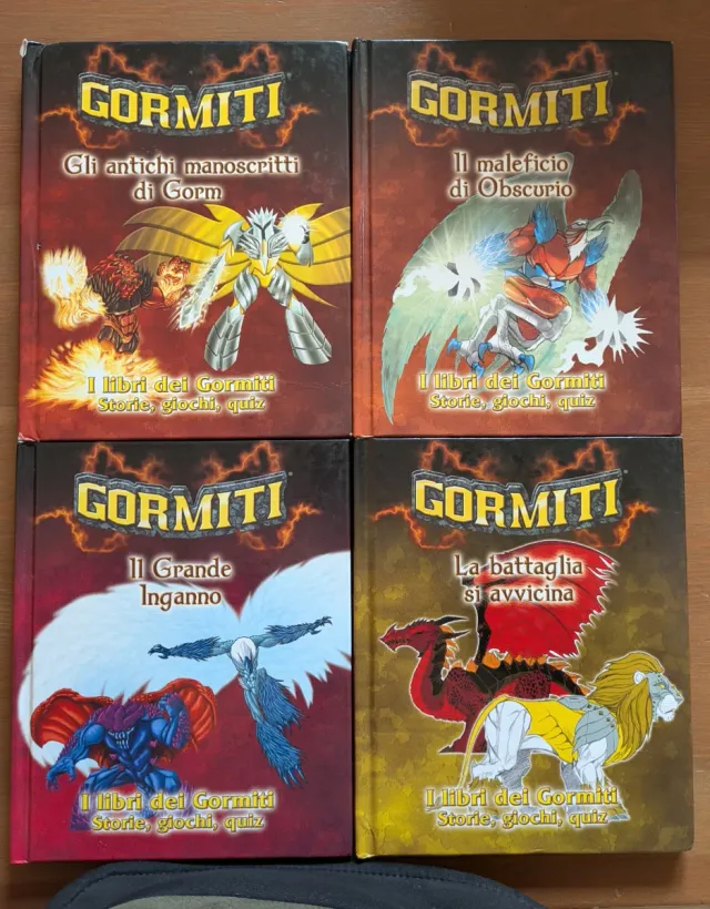 Lotto 4 Libri Gormiti Vintage 2007