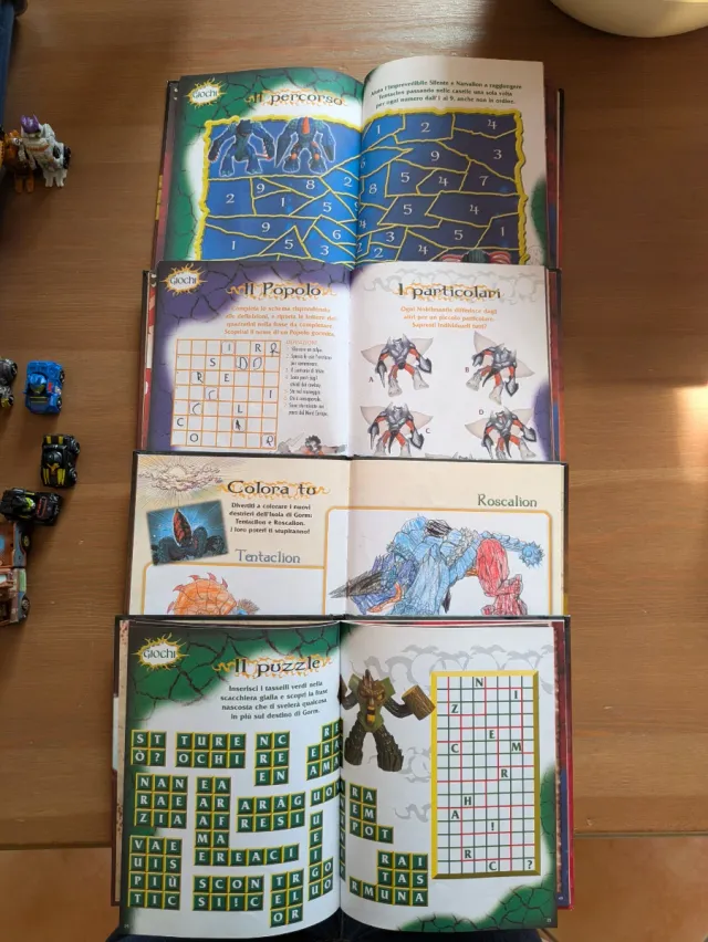 Lotto 4 Libri Gormiti Vintage 2007