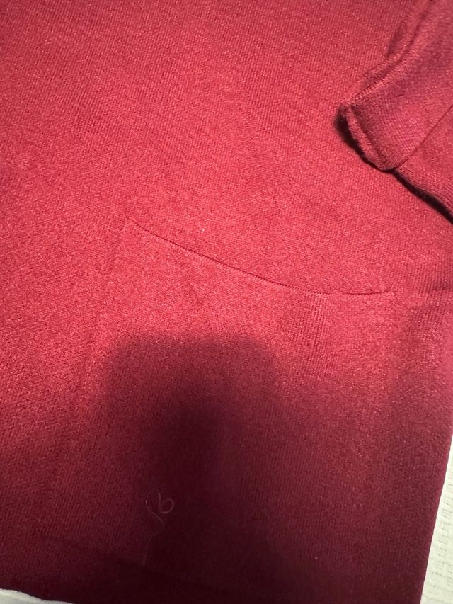 Jersey cuello alto con bolsillos