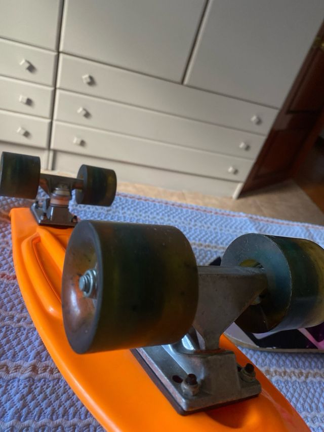 Skate naranja para principiantes