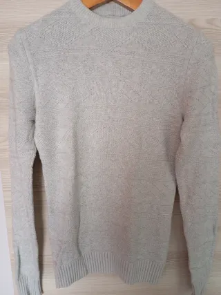 Jersey de punto gris