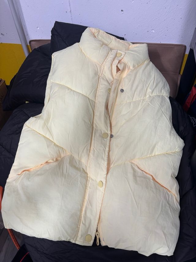 Chaleco acolchado niña amarillo