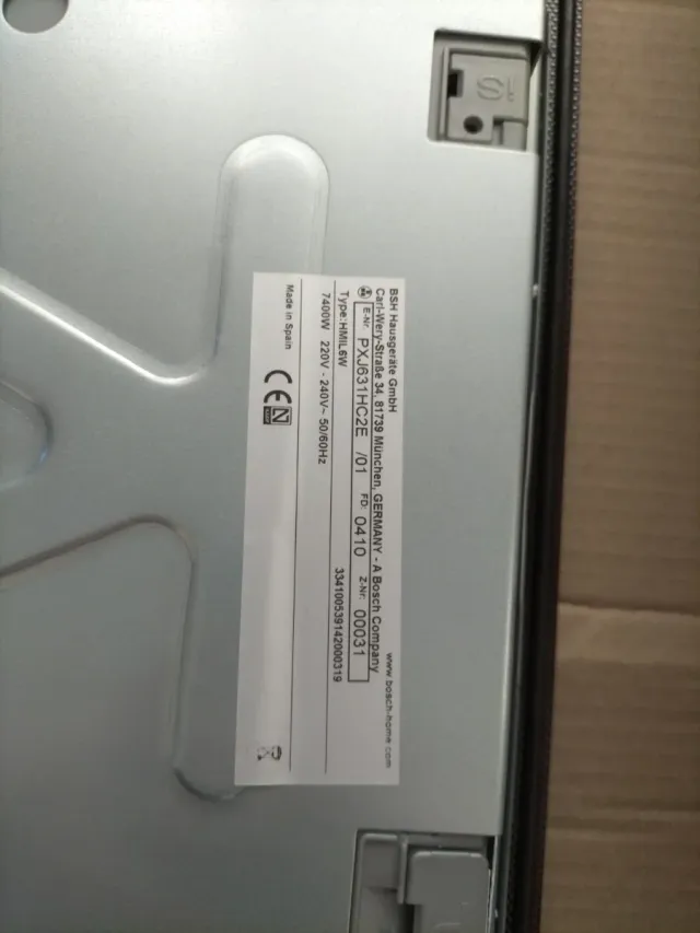 Placa de inducción Bosch