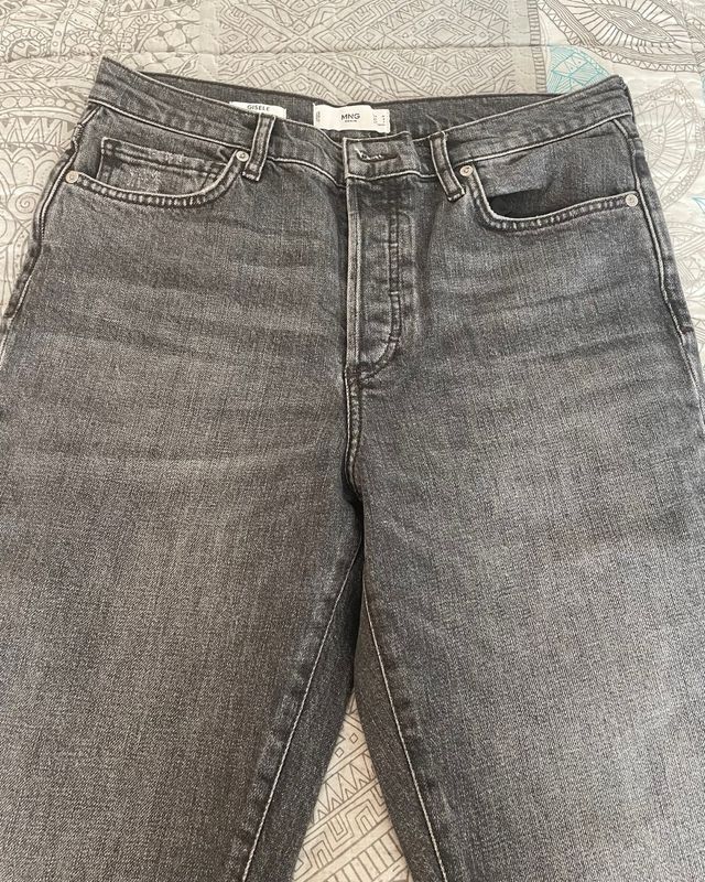 Pantalón Vaquero Gris Mango