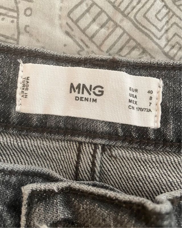 Pantalón Vaquero Gris Mango