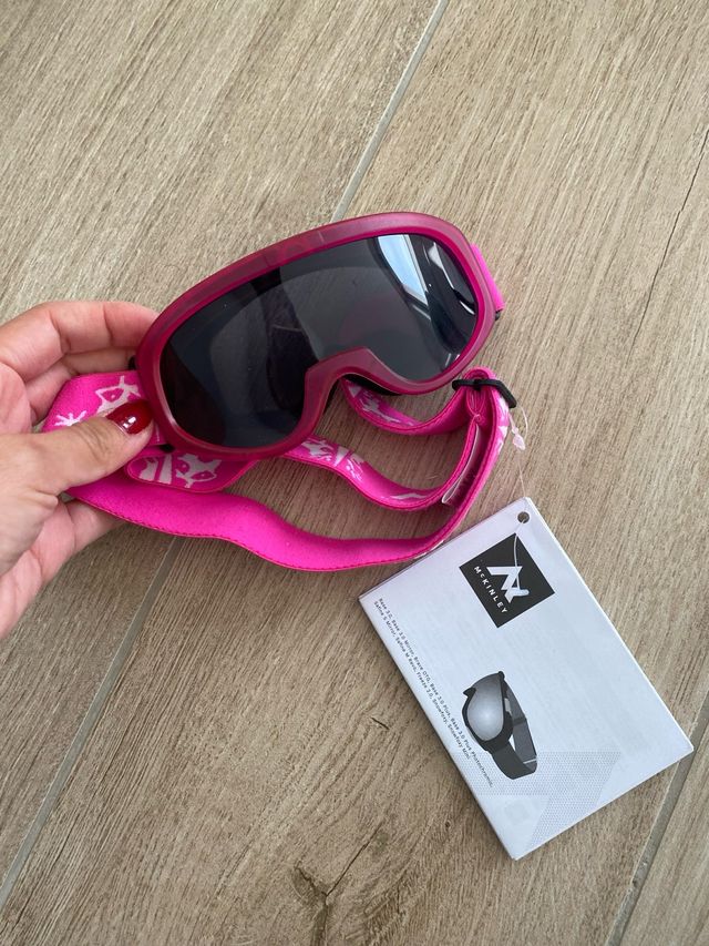 Gafas de esquí niña rosas hasta 5 años