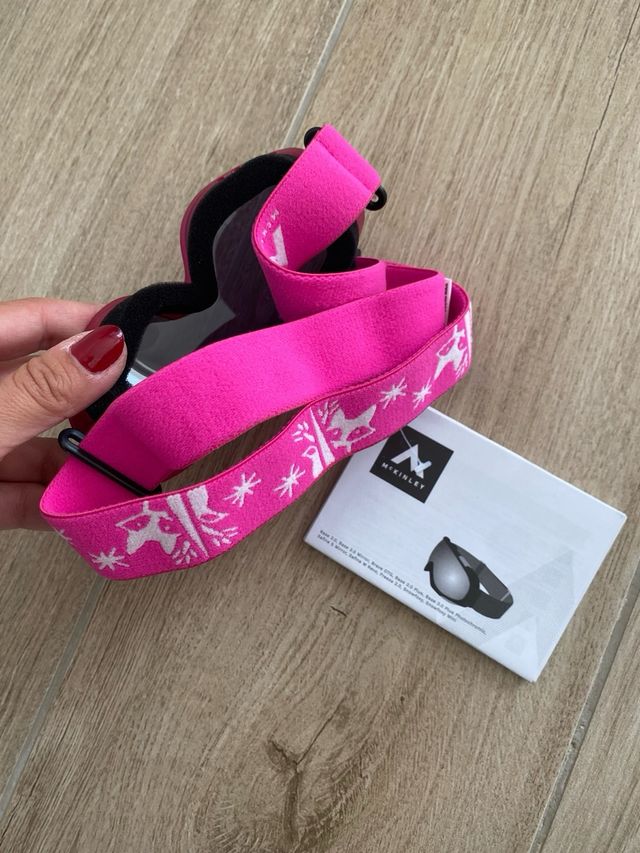 Gafas de esquí niña rosas hasta 5 años