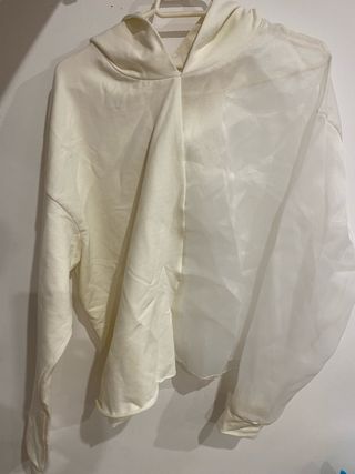 Sudadera Beige y Blanca