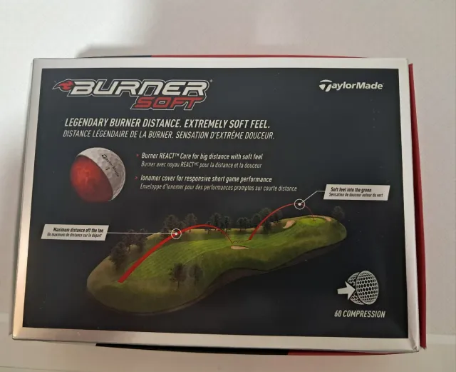Bolas de Golf TaylorMade Burner Soft 60