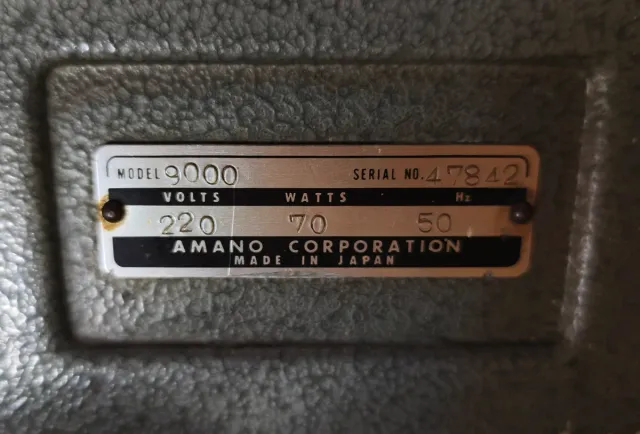 Máquina de fichar Amano