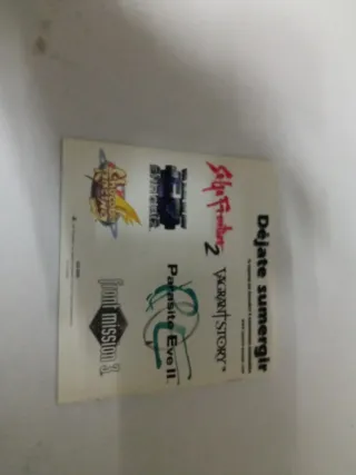 Final Fantasy VIII manual Platinum Español