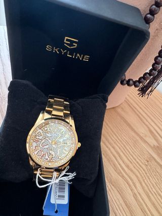 Reloj Skyline Dorado Mujer