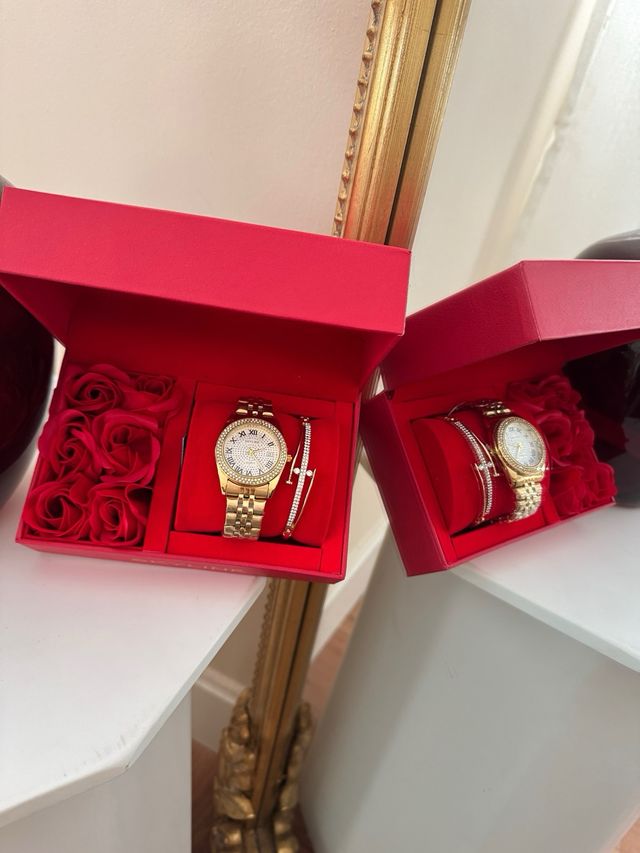 Reloj Skyline Dorado Mujer