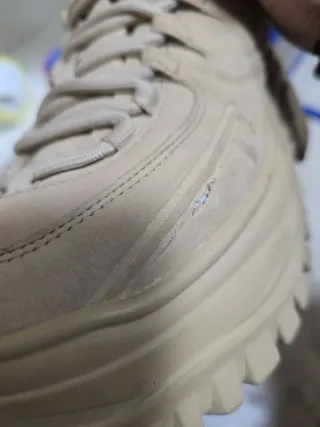 Zapatillas Bershka Beige Mujer