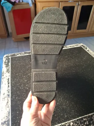 Botines Zara Marrones Mujer