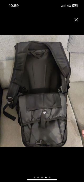 Mochila Moto Course Negra