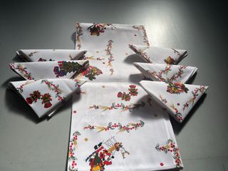 Lotes Mantelería de Navidad Estampado