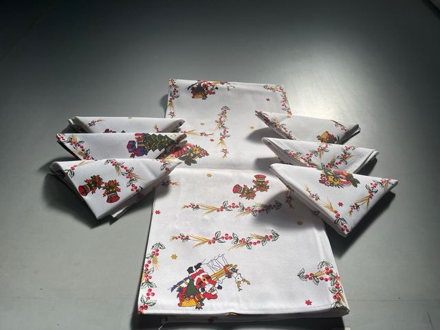 Lotes Mantelería de Navidad Estampado