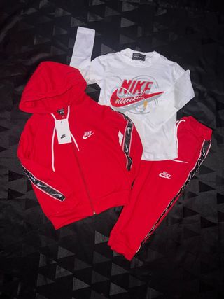 Chándal Nike niño/niña rojo