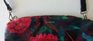 Bolso Desigual Flores Rojas