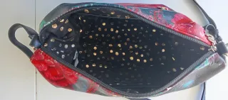 Bolso Desigual Flores Rojas
