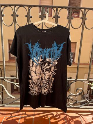 Camiseta Rock Merch Negra y Azul
