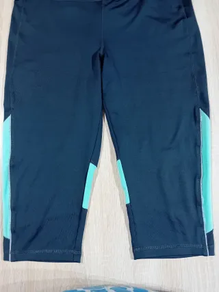 Leggings Crivit donna blu/azzurro taglia L