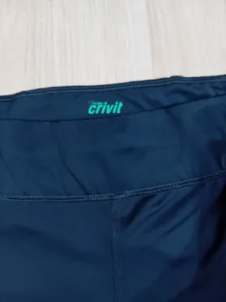 Leggings Crivit donna blu/azzurro taglia L