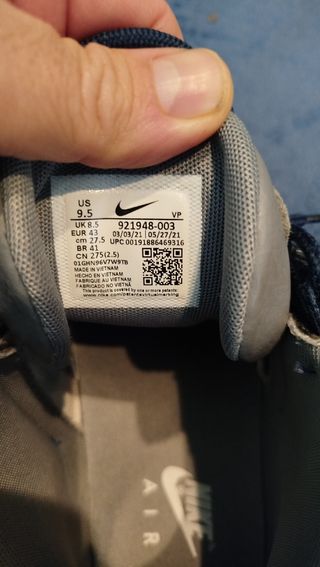 Zapatillas Nike Air More Uptempo Gris/Azul