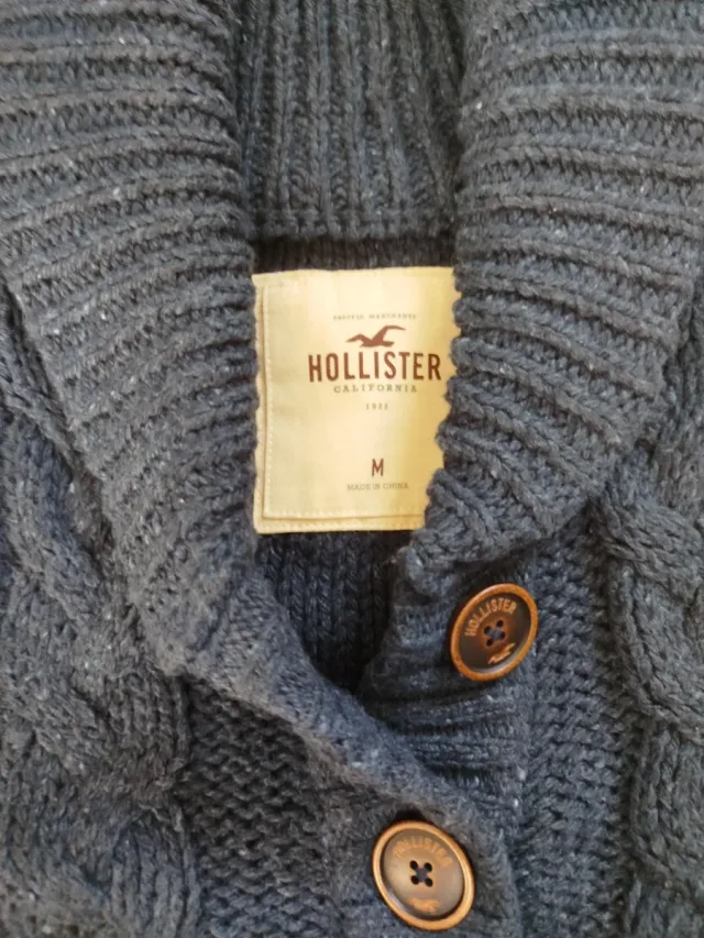 Gilet Hollister blu taglia M