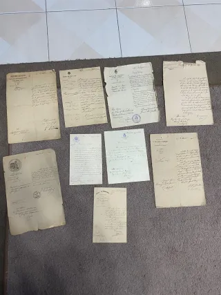 Lotto 14 documenti storici