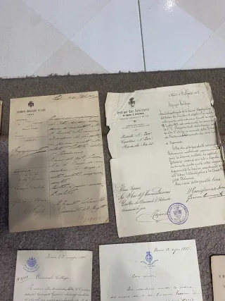 Lotto 14 documenti storici