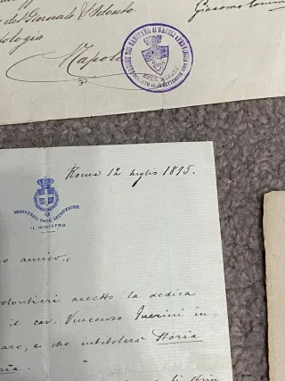 Lotto 14 documenti storici