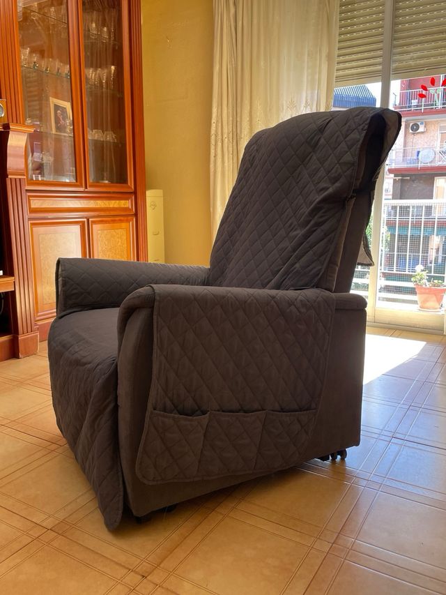 Sillón individual gris